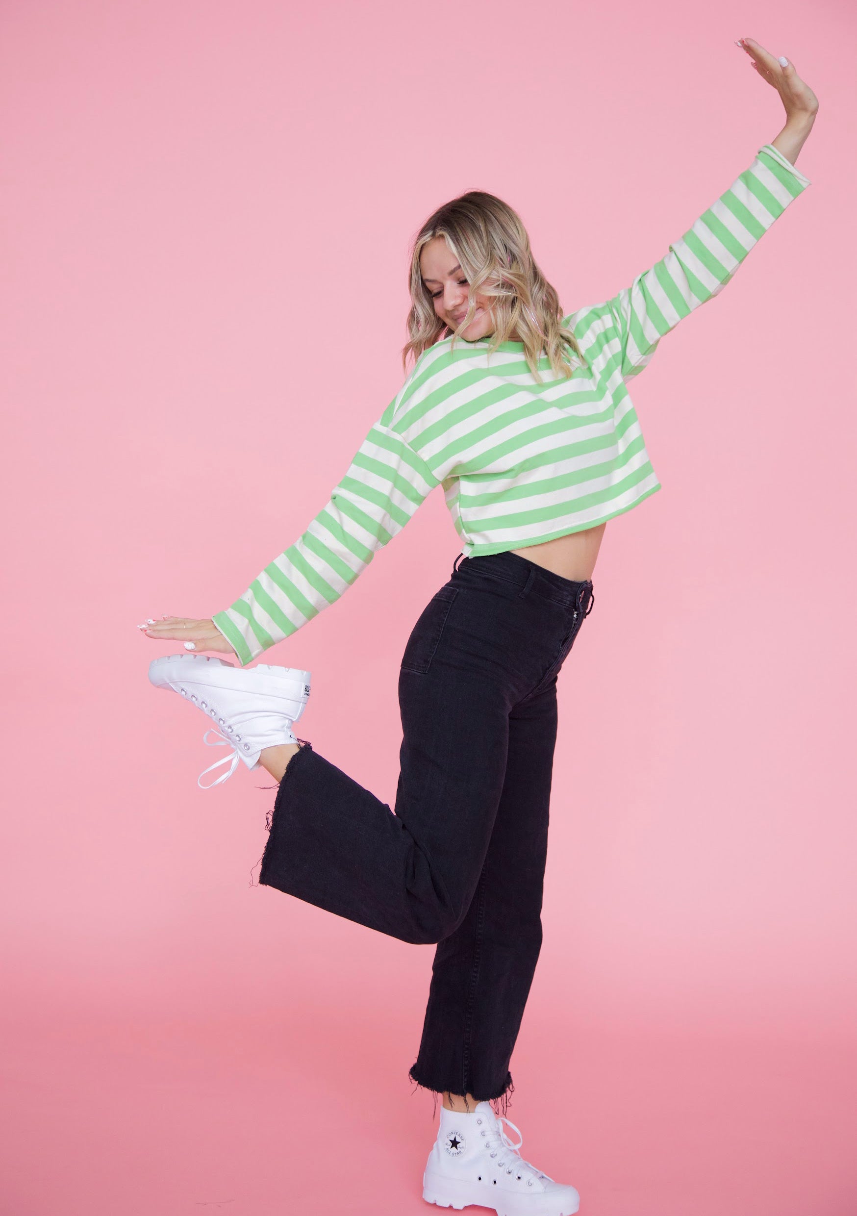 Mixed Stripes Crop Top - Ready to Wear