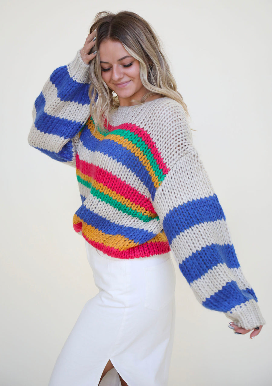 Rainbow Bright Sweater