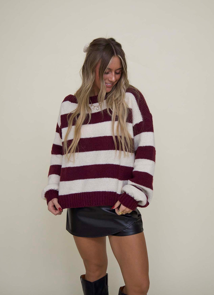 Maddie Knit Off The Shoulder Sweater