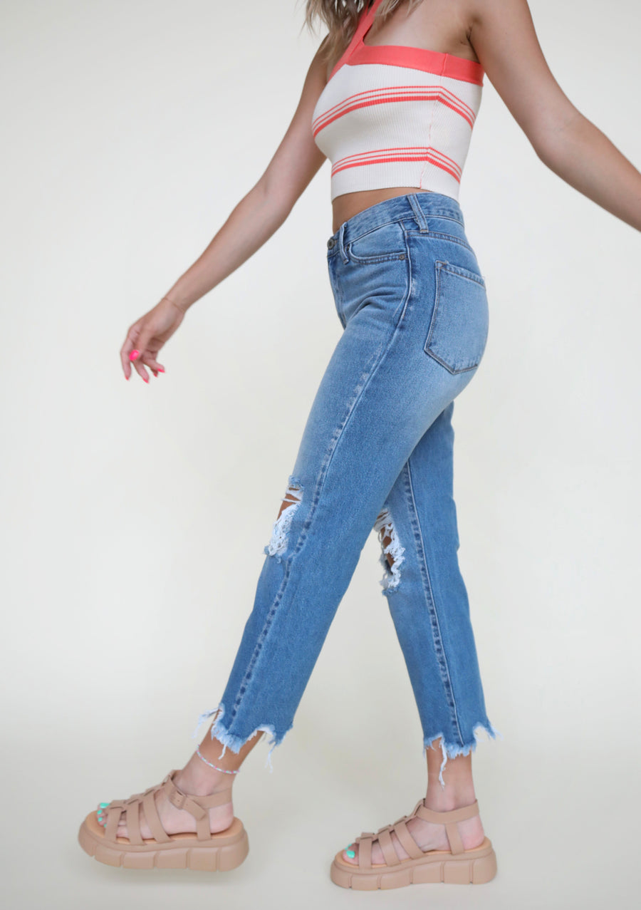 Tried and True Distressed Jean