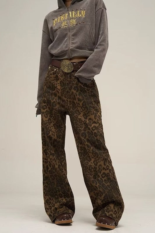 Leopard Print Pants