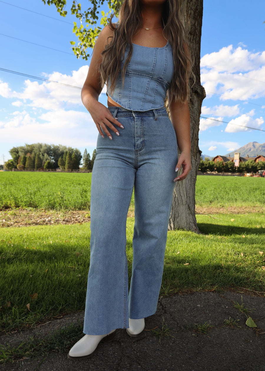 Everly High-Rise Jeans In Denim