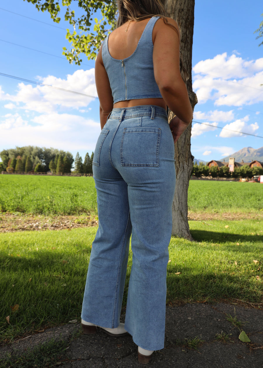 Everly High-Rise Jeans In Denim