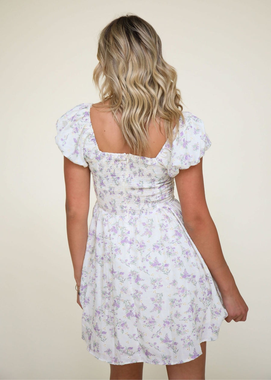jessa mini dress Jessa Dot Mini Dress - Cream and Black
