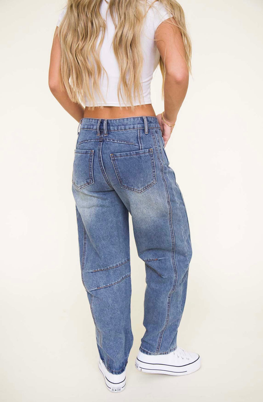 Gracie Barrel Low-Rise Jeans