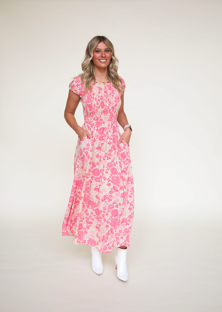 Pink Spring Maxi Dress