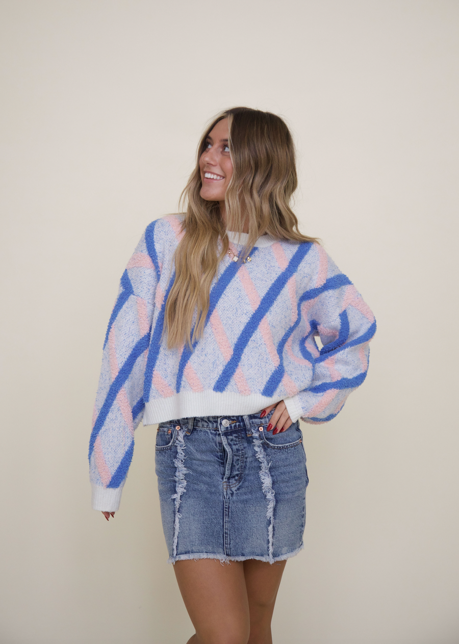 Cotton Candy Crush Sweater