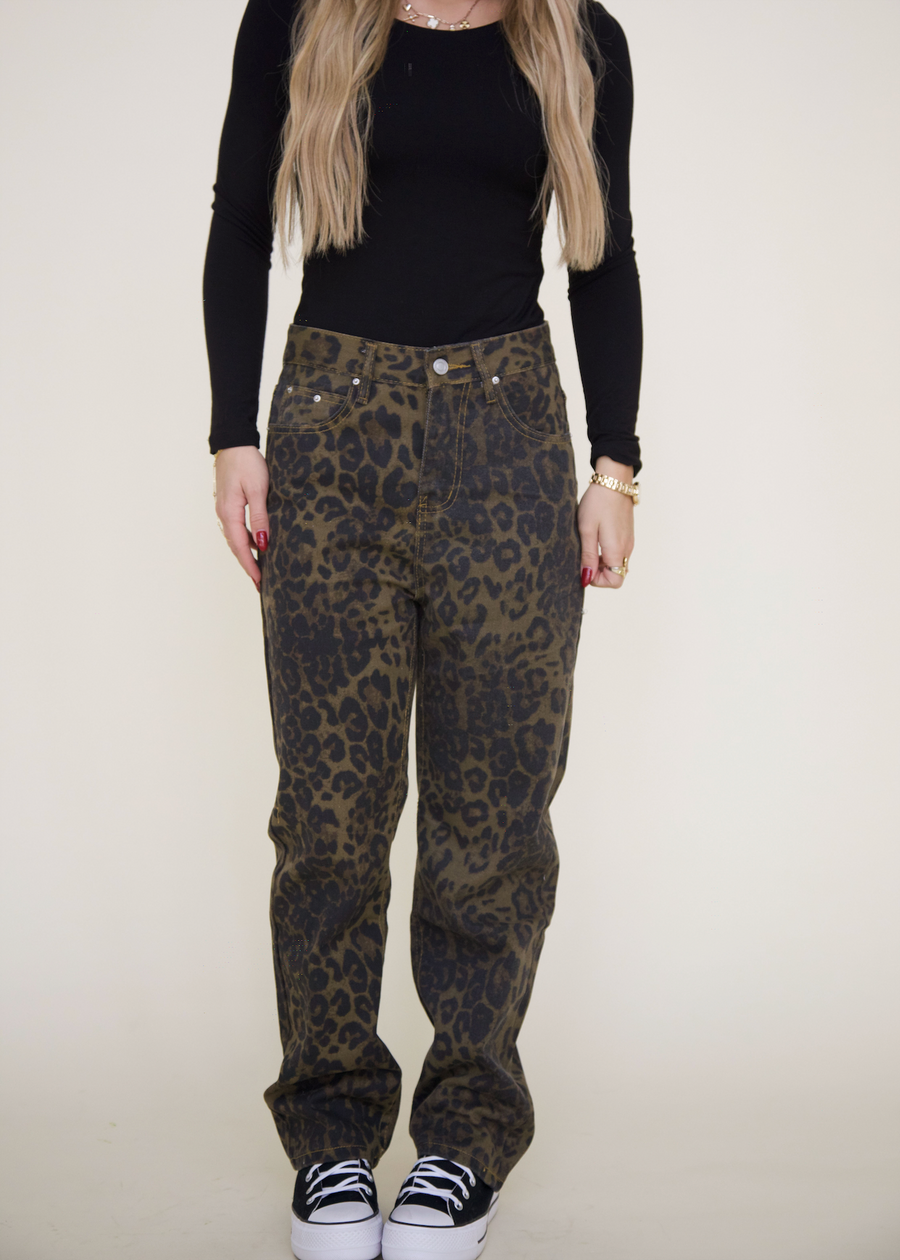 Leopard Print Pants