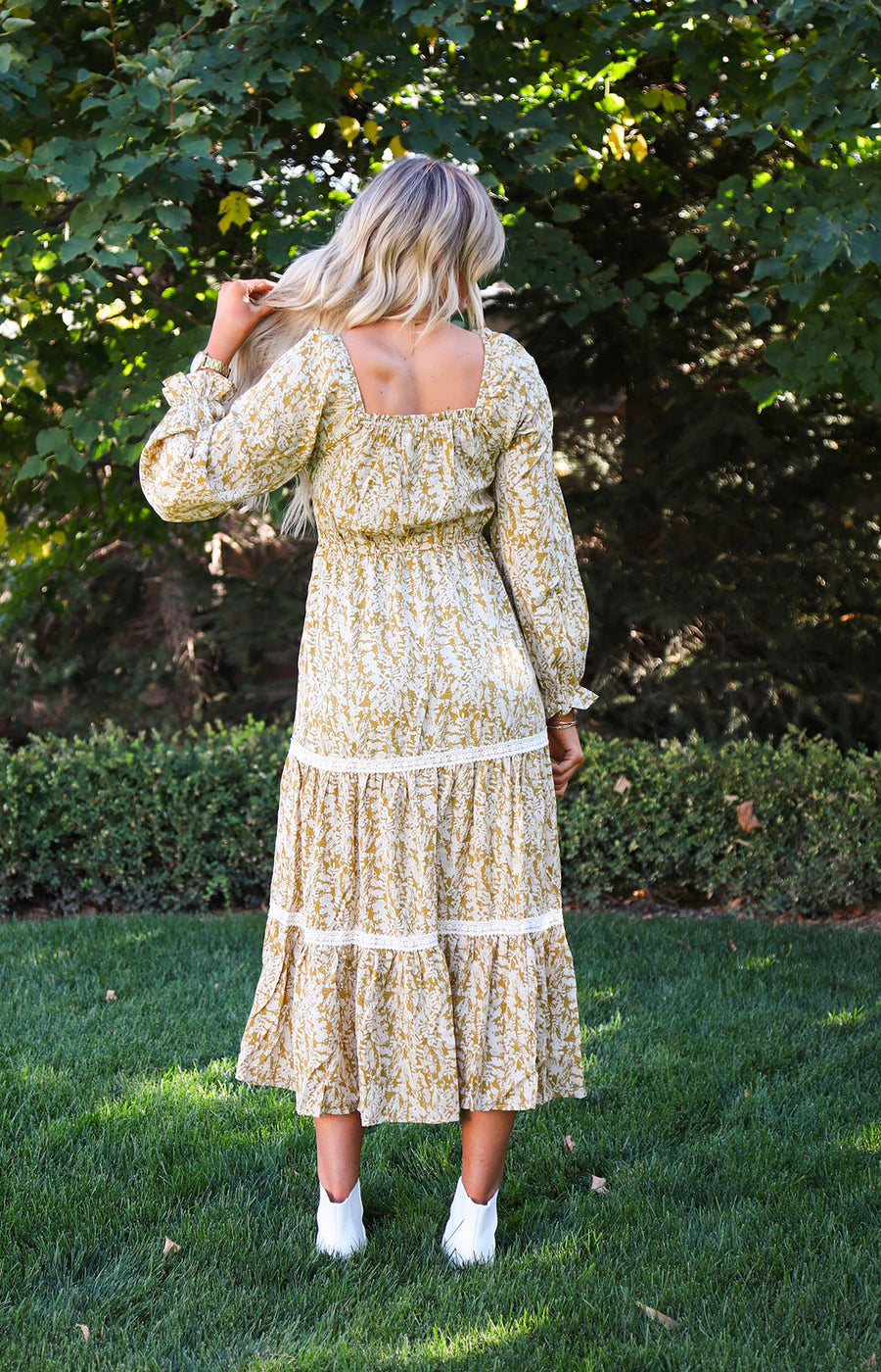 Honey Bee Long Sleeve Maxi