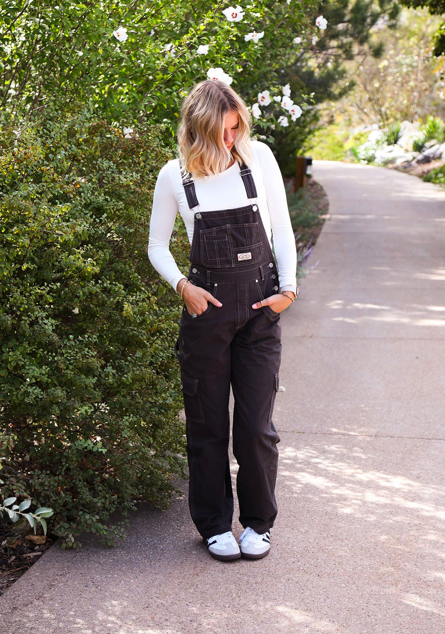 On The Road Overalls in Coal