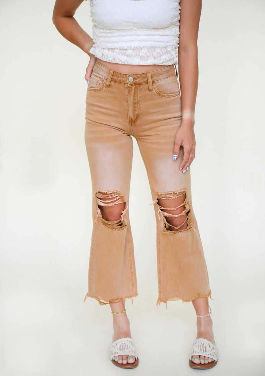 Avalon High Rise 90's Distressed Jeans