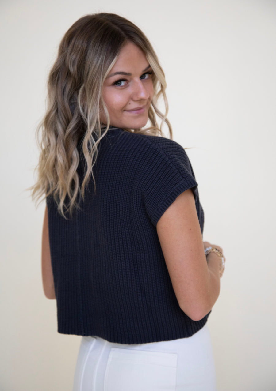 Far From Basic Knit Short Sleeve