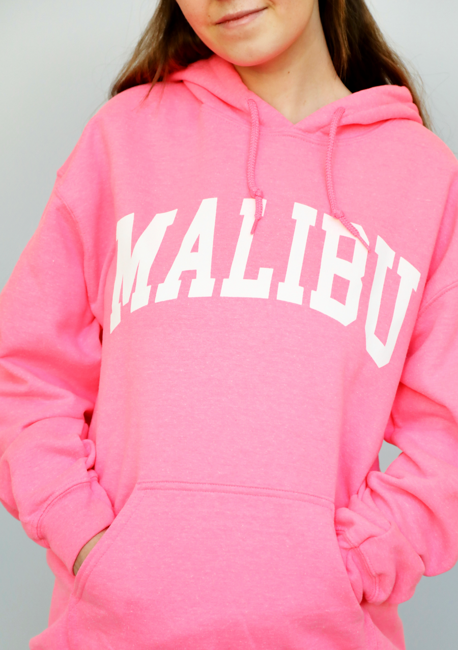 Malibu Hoodie In Hot Pink