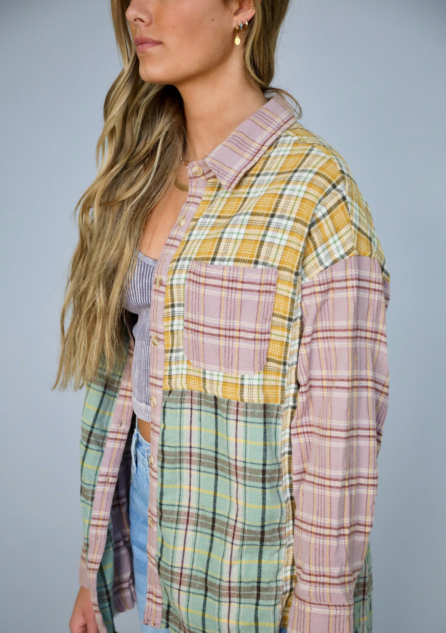 Michelle Patchwork Shirt