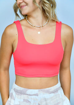 Easy To Love Tank In Coral